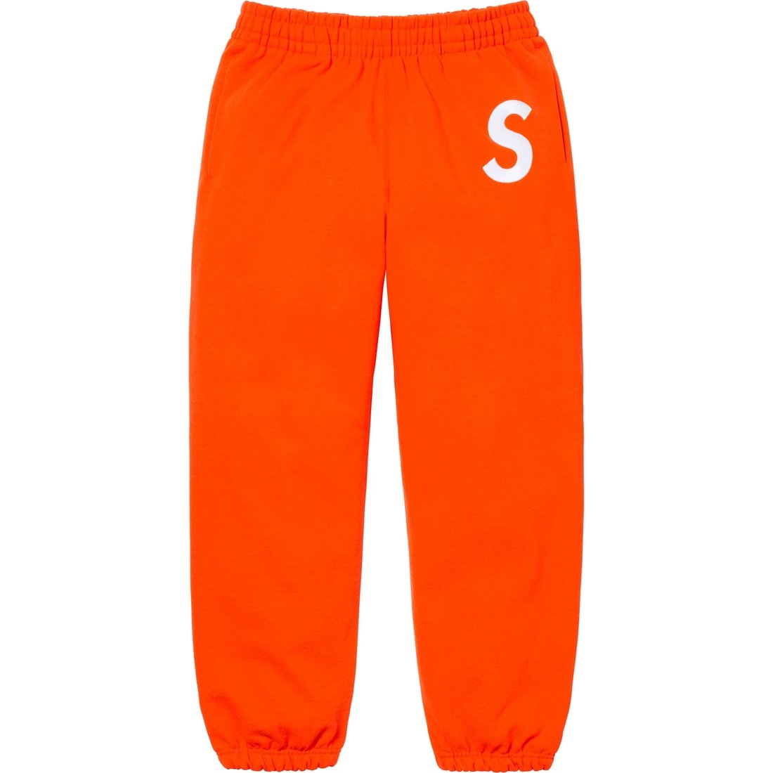 Details on S Logo Sweatpant Bright Orange from fall winter
                                                    2024 (Price is $158)