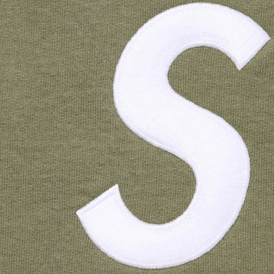 Details on S Logo Sweatpant Light Olive from fall winter
                                                    2024 (Price is $158)