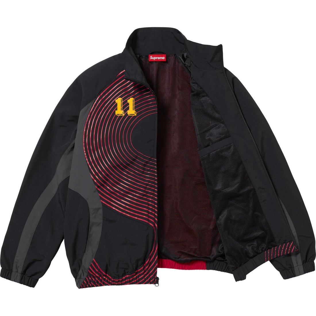 Details on S Logo Track Jacket Black from fall winter
                                                    2024 (Price is $178)