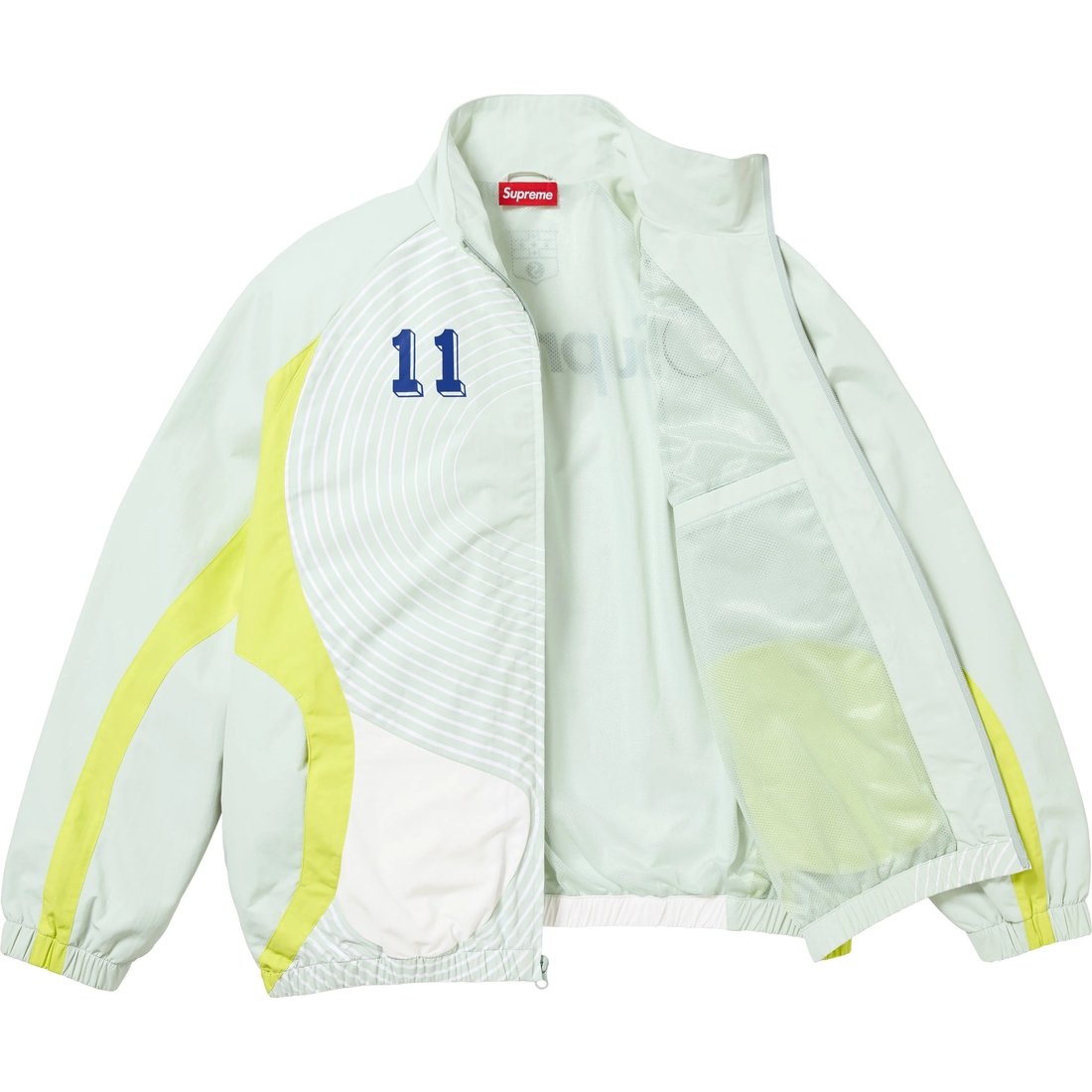 Details on S Logo Track Jacket Light Mint from fall winter
                                                    2024 (Price is $178)