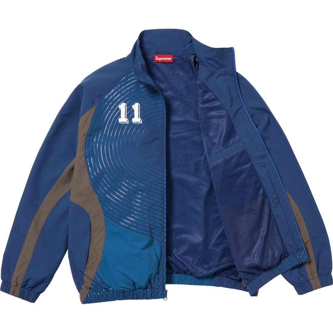 Details on S Logo Track Jacket Navy from fall winter
                                                    2024 (Price is $178)