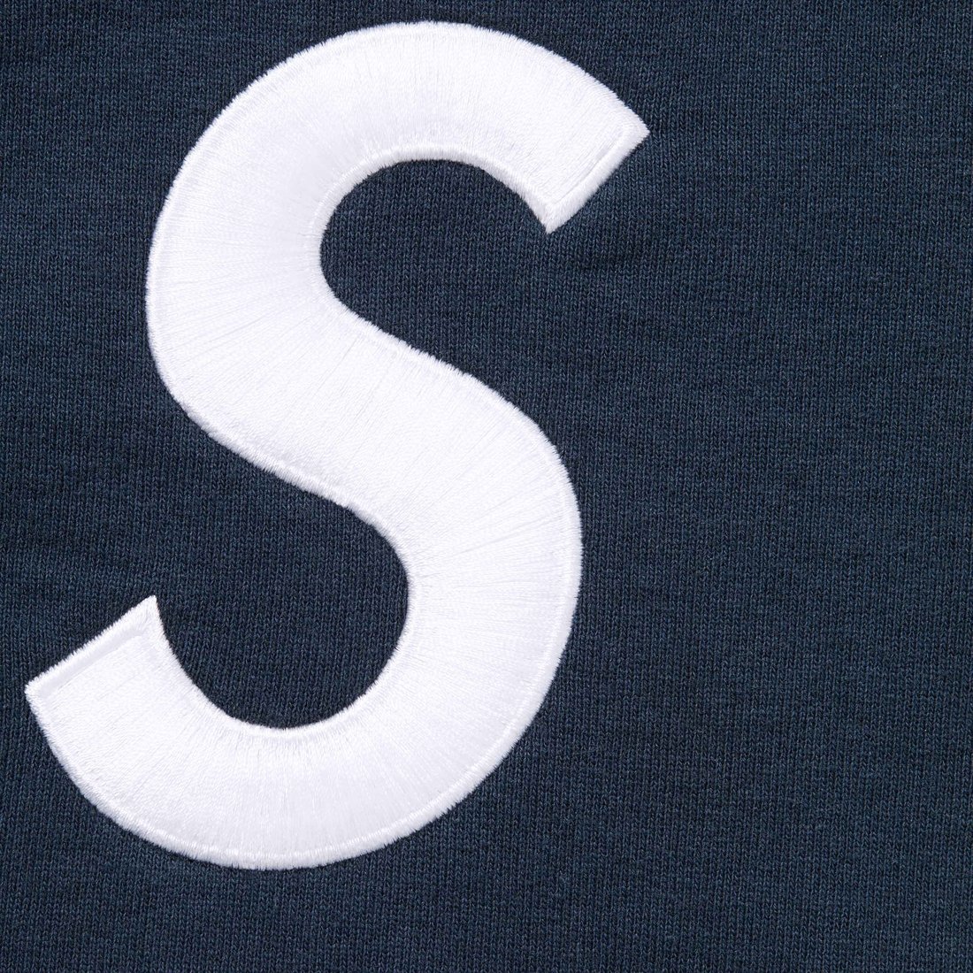 Details on S Logo Zip Up Hooded Sweatshirt Navy from fall winter
                                                    2024 (Price is $168)