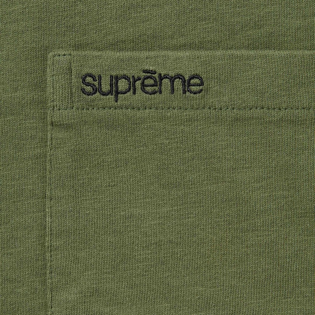 Details on S S Pocket Tee Olive from fall winter
                                                    2024 (Price is $60)