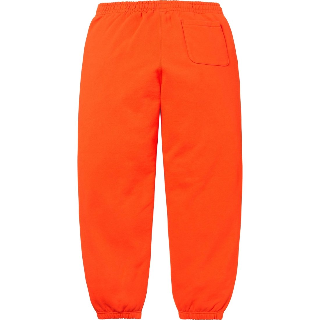 Details on Satin Appliqué Sweatpant Bright Orange from fall winter
                                                    2024 (Price is $148)