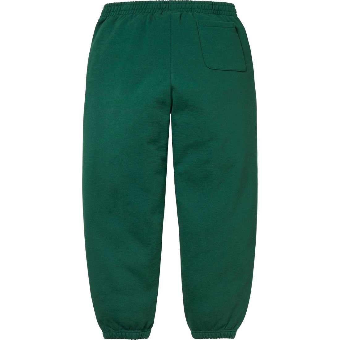 Details on Satin Appliqué Sweatpant Dark Green from fall winter
                                                    2024 (Price is $148)