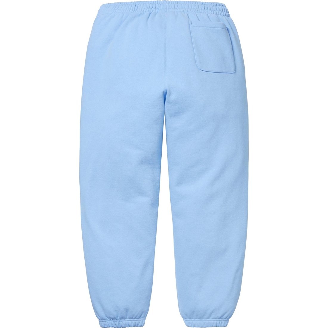 Details on Satin Appliqué Sweatpant Light Blue from fall winter
                                                    2024 (Price is $148)