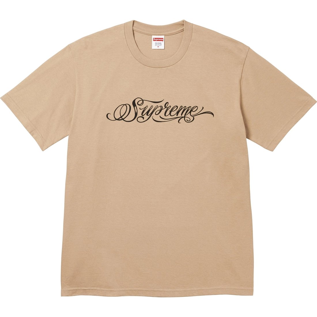 Details on Script Tee Khaki from fall winter
                                                    2024 (Price is $40)