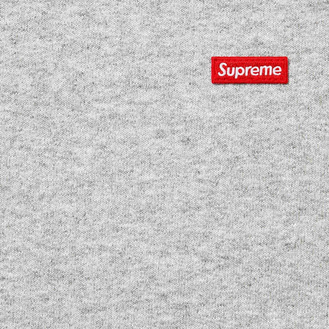 Details on Small Box Crewneck Heather Grey from fall winter
                                                    2024 (Price is $138)