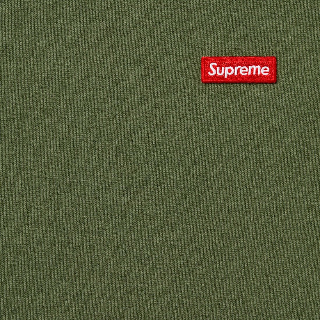 Details on Small Box Crewneck Olive from fall winter
                                                    2024 (Price is $138)