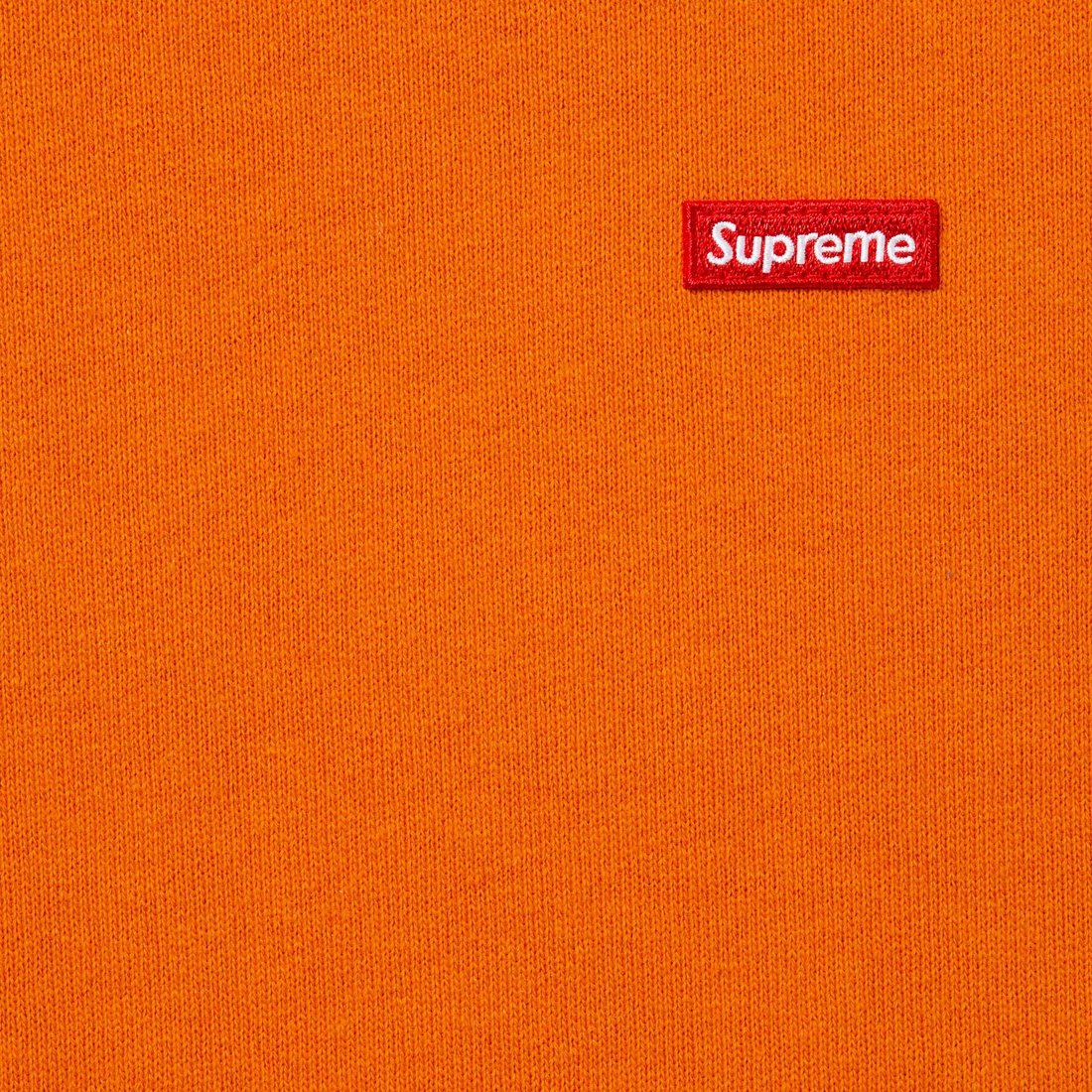 Details on Small Box Crewneck Rust Orange from fall winter
                                                    2024 (Price is $138)