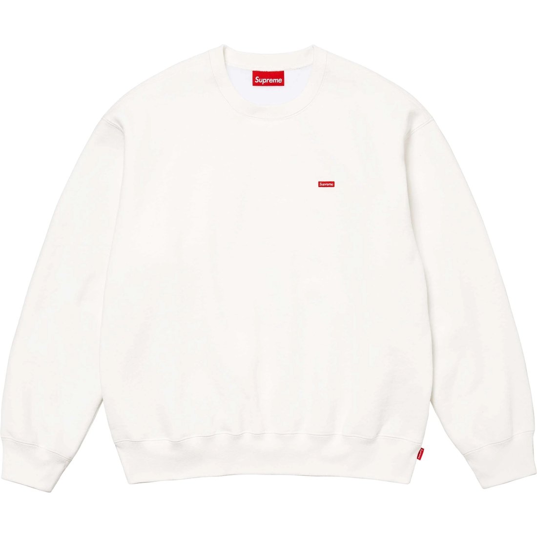 Details on Small Box Crewneck White from fall winter
                                                    2024 (Price is $138)