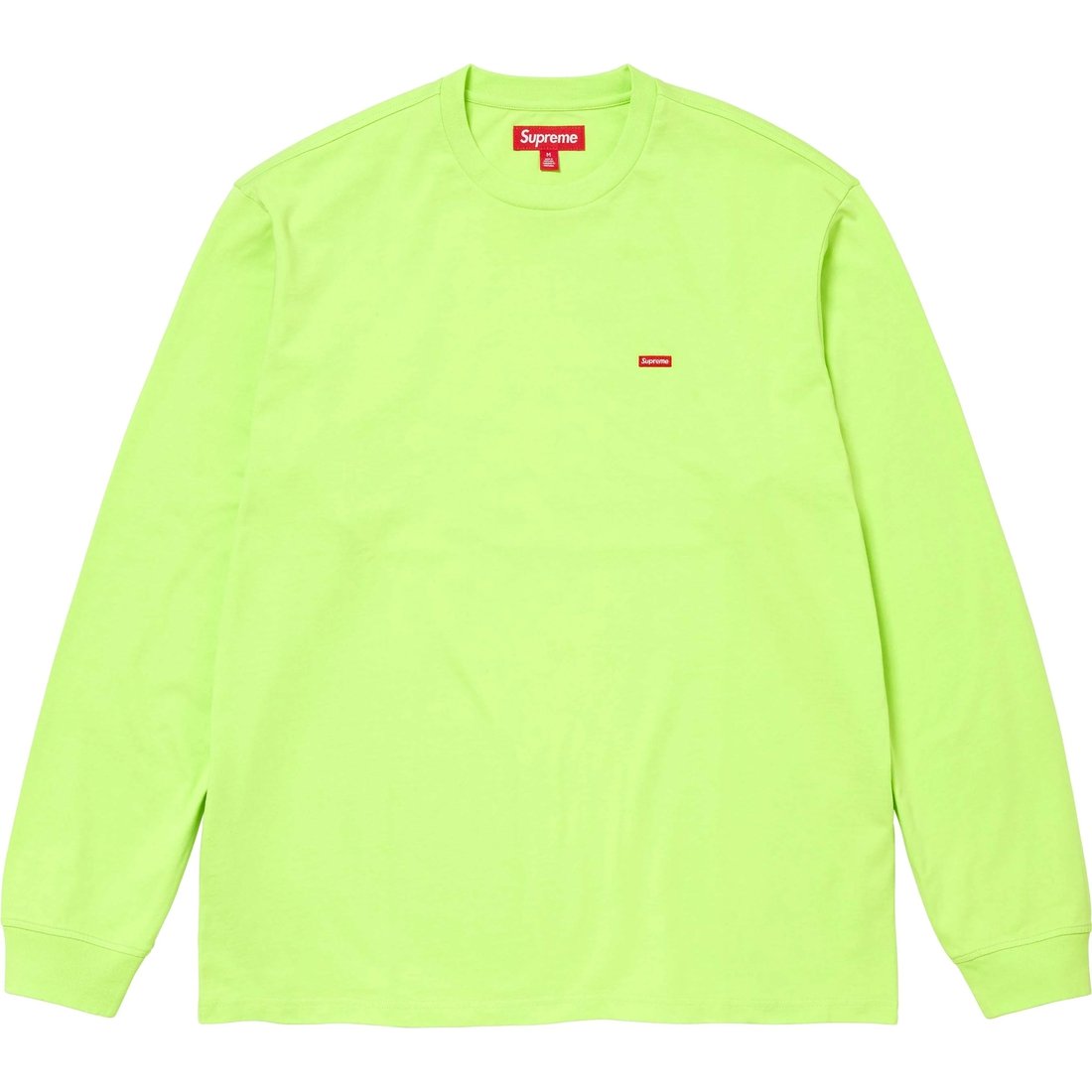 Details on Small Box L S Tee Bright Green from fall winter
                                                    2024 (Price is $68)