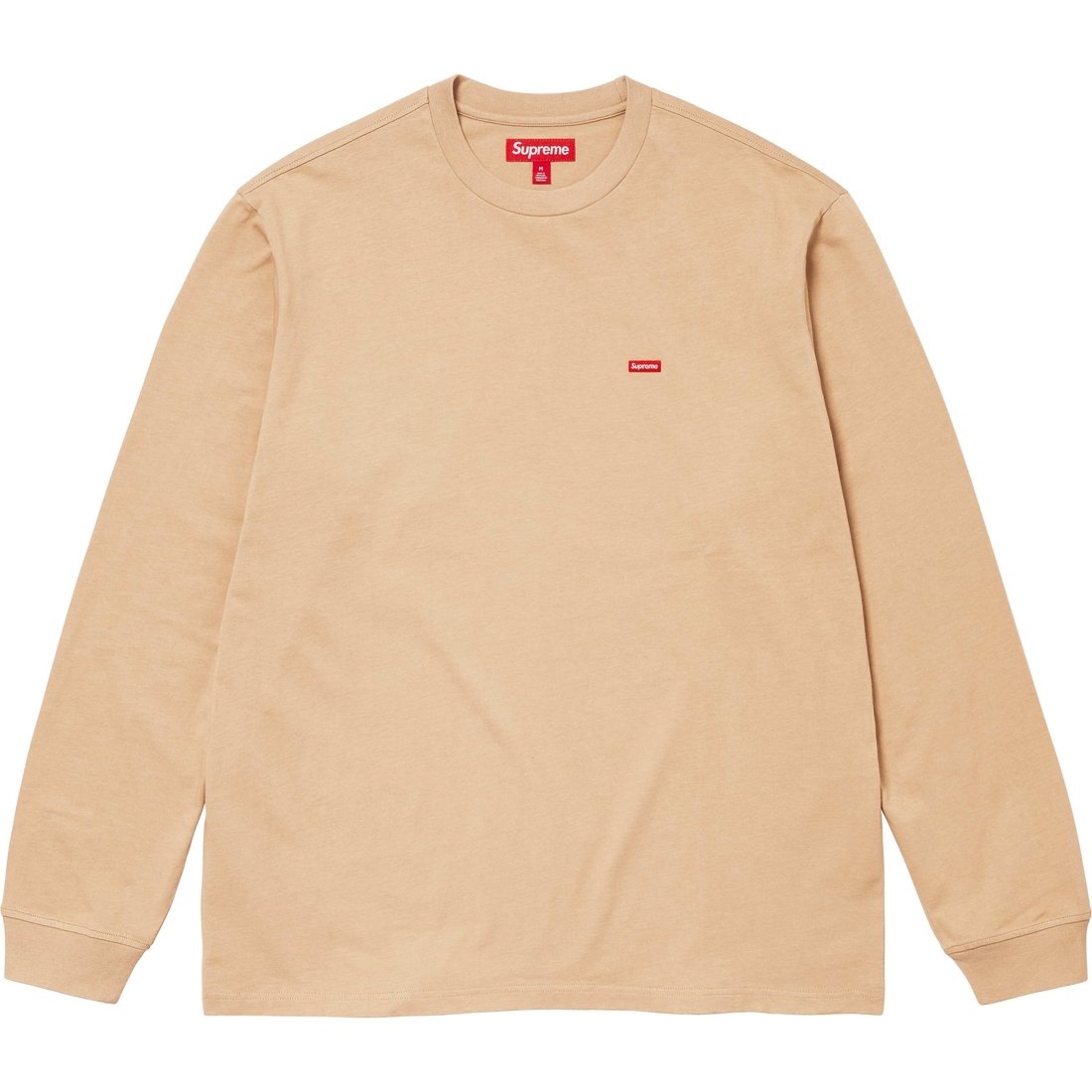 Details on Small Box L S Tee Dark Tan from fall winter
                                                    2024 (Price is $68)