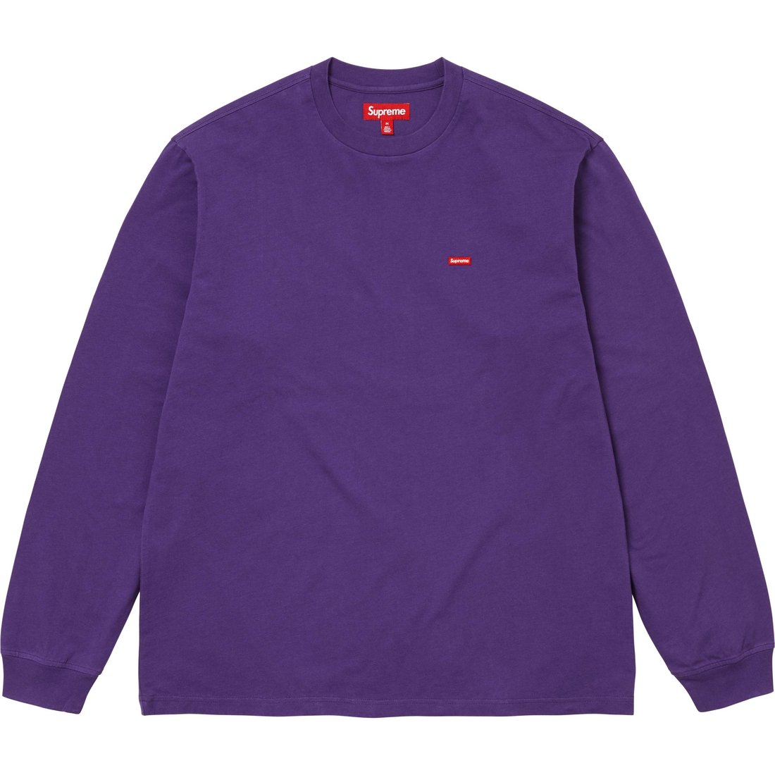 Details on Small Box L S Tee Purple from fall winter
                                                    2024 (Price is $68)