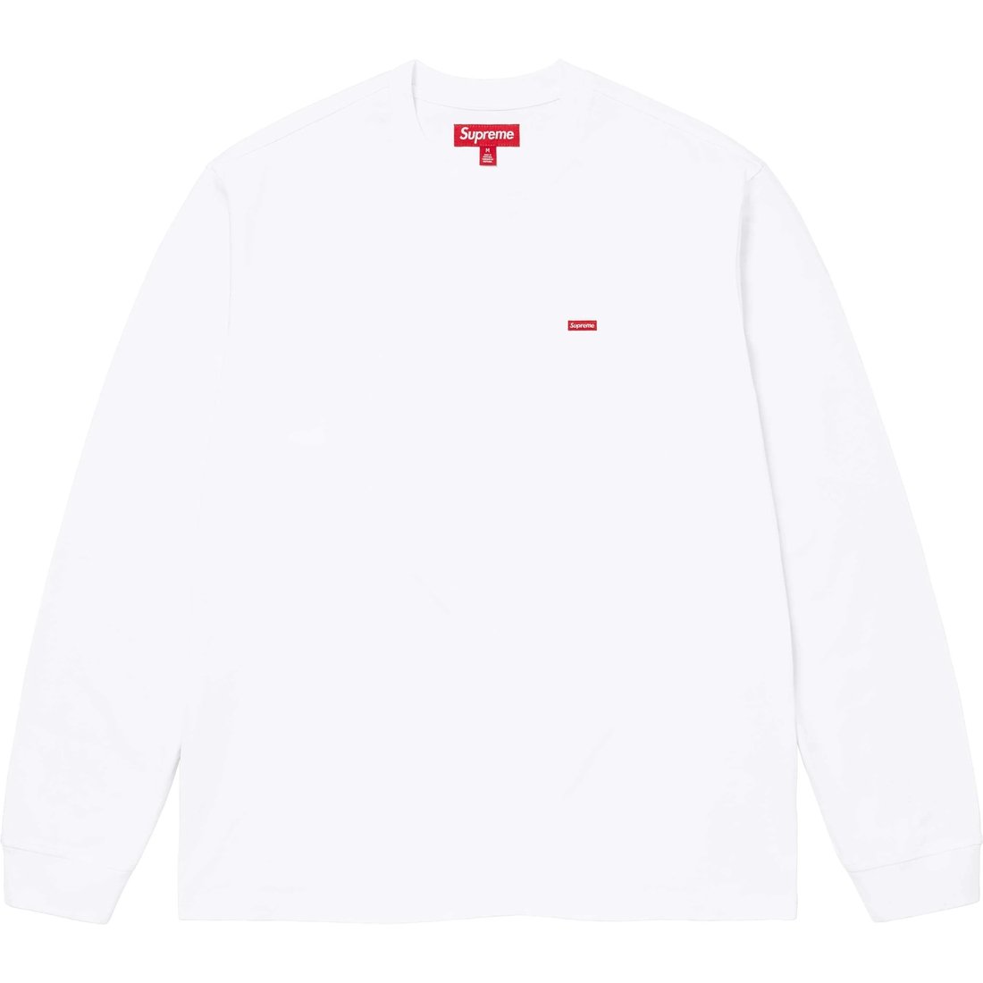 Details on Small Box L S Tee White from fall winter
                                                    2024 (Price is $68)