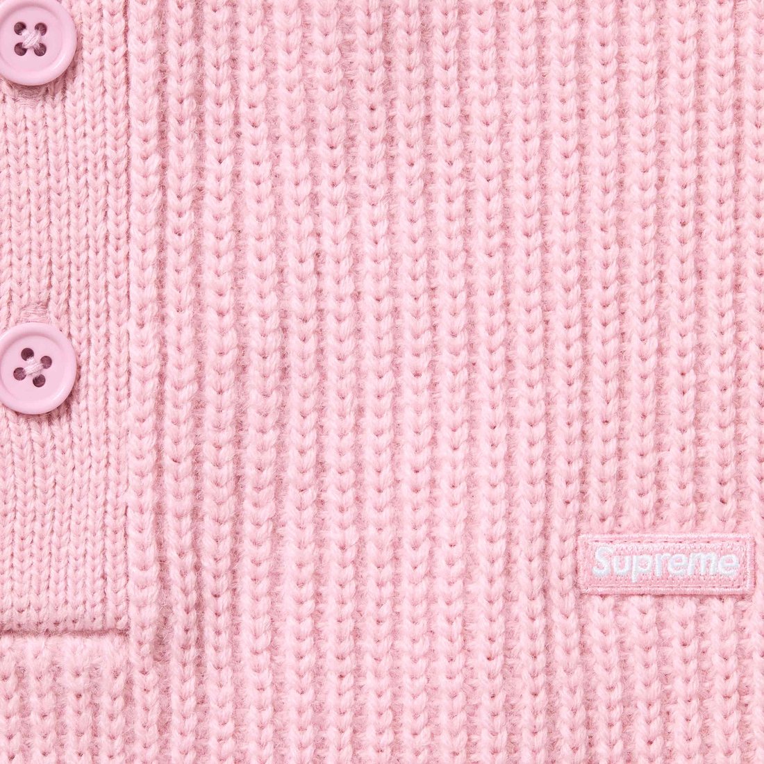 Details on Small Box Polo Sweater Pink from fall winter
                                                    2024 (Price is $148)