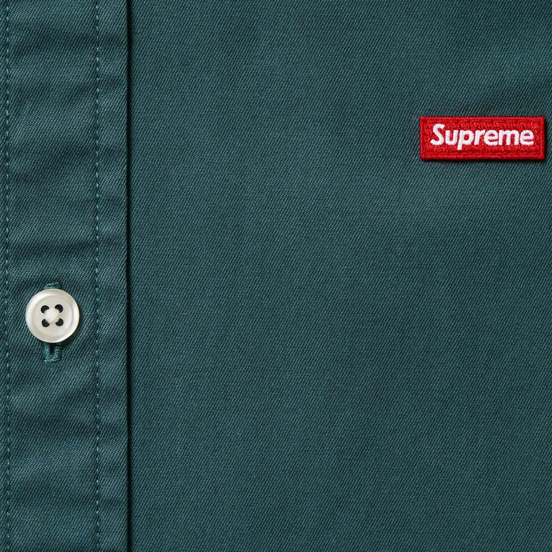 Details on Small Box Shirt Dark Green from fall winter
                                                    2024 (Price is $138)