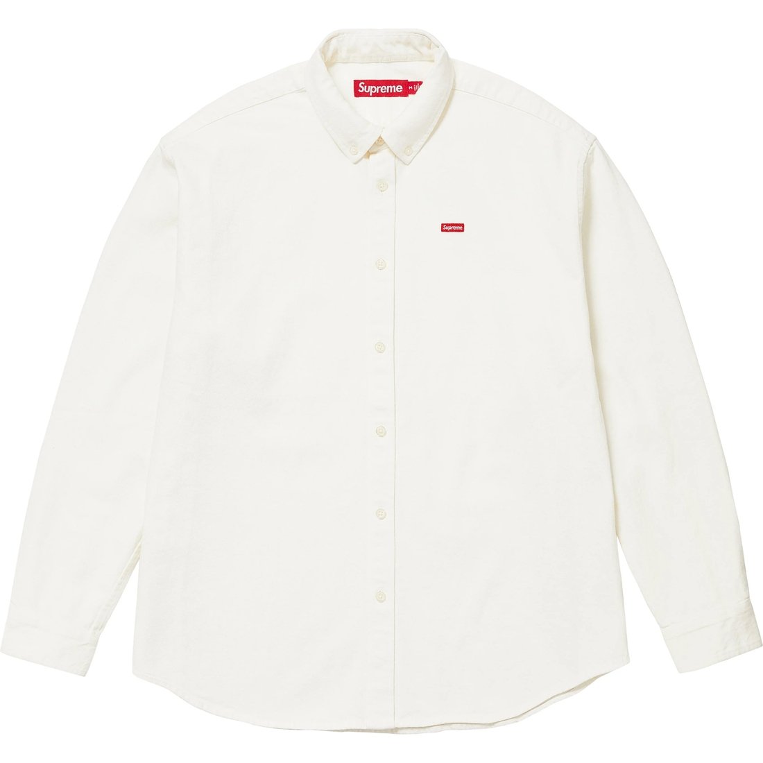 Details on Small Box Shirt White Denim from fall winter
                                                    2024 (Price is $138)