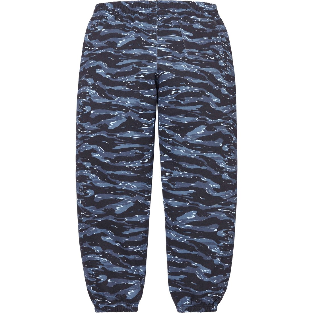 Details on Small Box Sweatpant Blue Tiger Camo from fall winter
                                                    2024 (Price is $158)