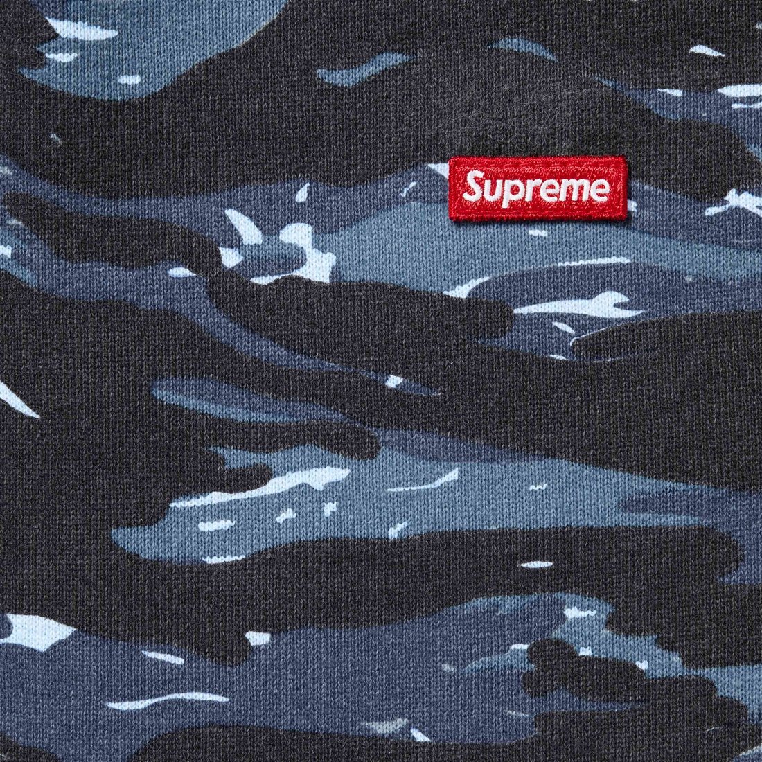 Details on Small Box Sweatpant Blue Tiger Camo from fall winter
                                                    2024 (Price is $158)