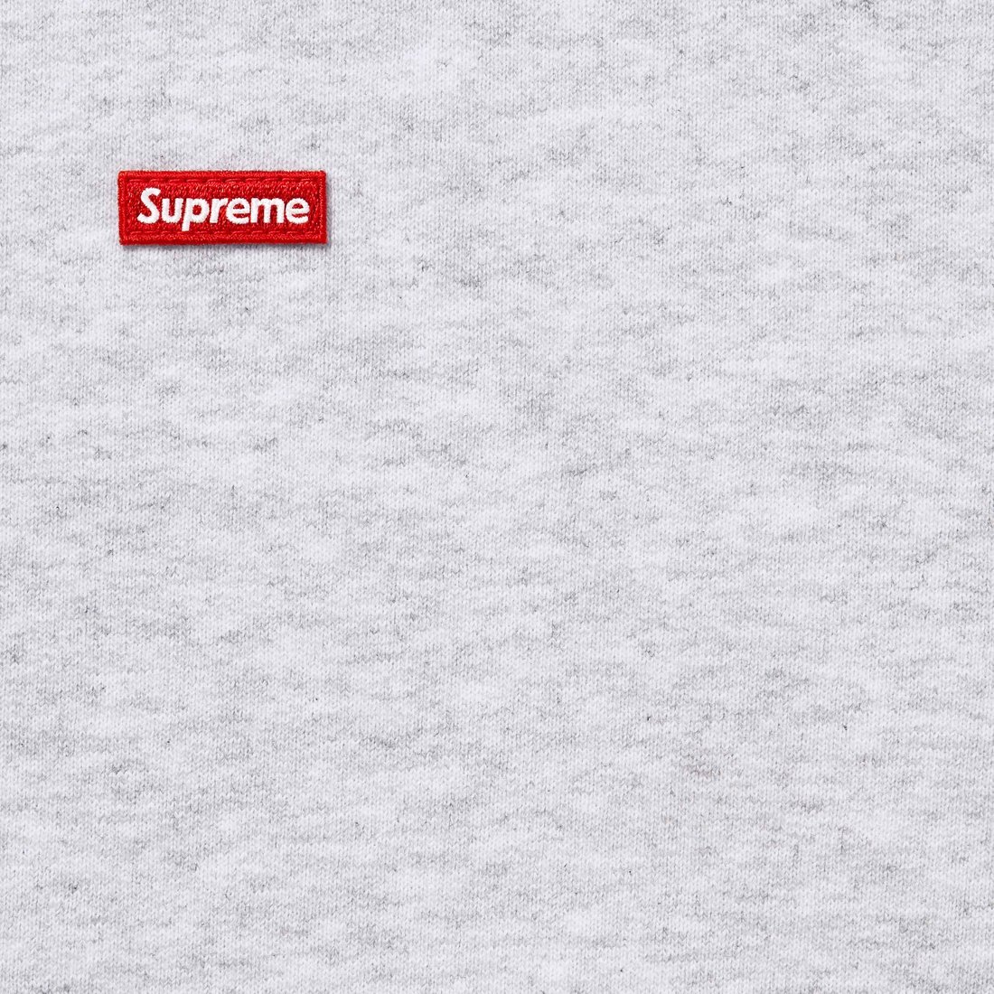 Supreme Small Box Zip Up Hooded Sweatshirt (FW24) - Ash Grey - $158