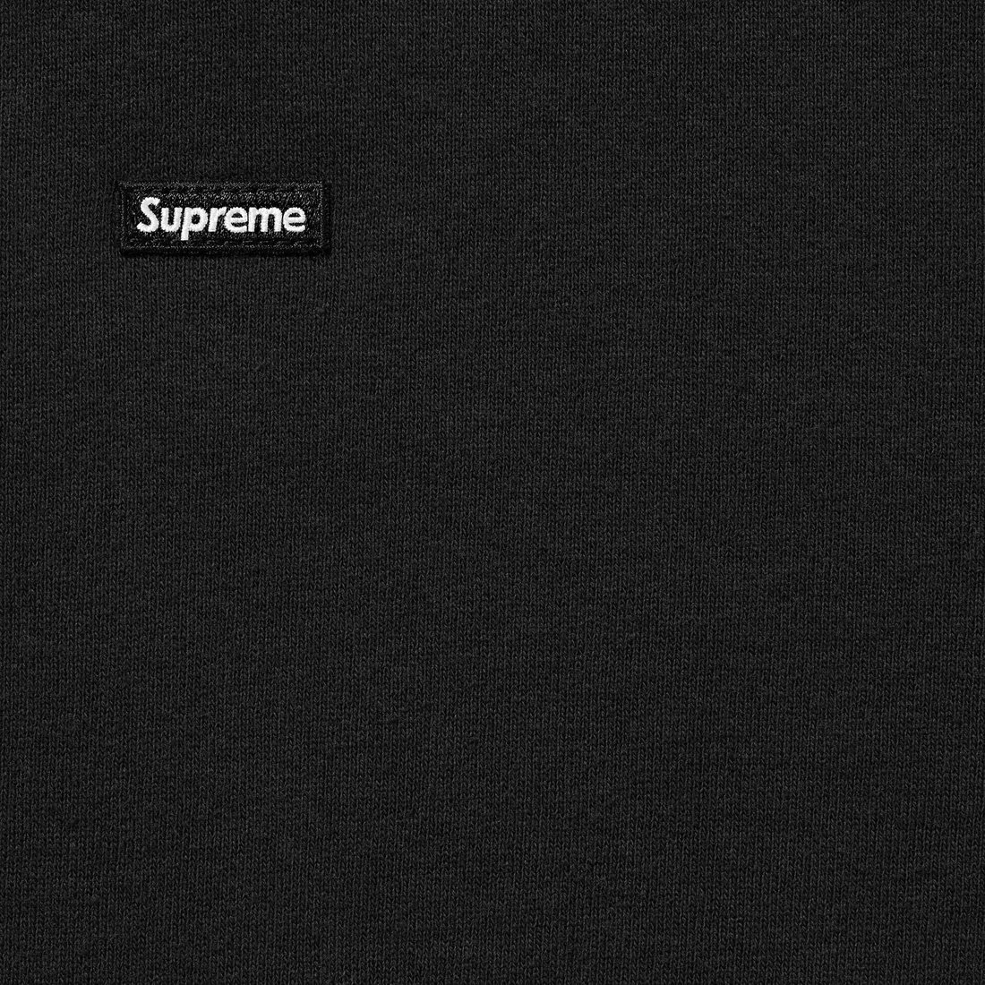 Supreme Small Box Zip Up Hooded Sweatshirt (FW24) - Black - $158