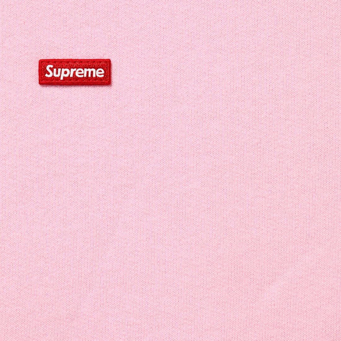 Supreme Small Box Zip Up Hooded Sweatshirt (FW24) - Light Pink - $158