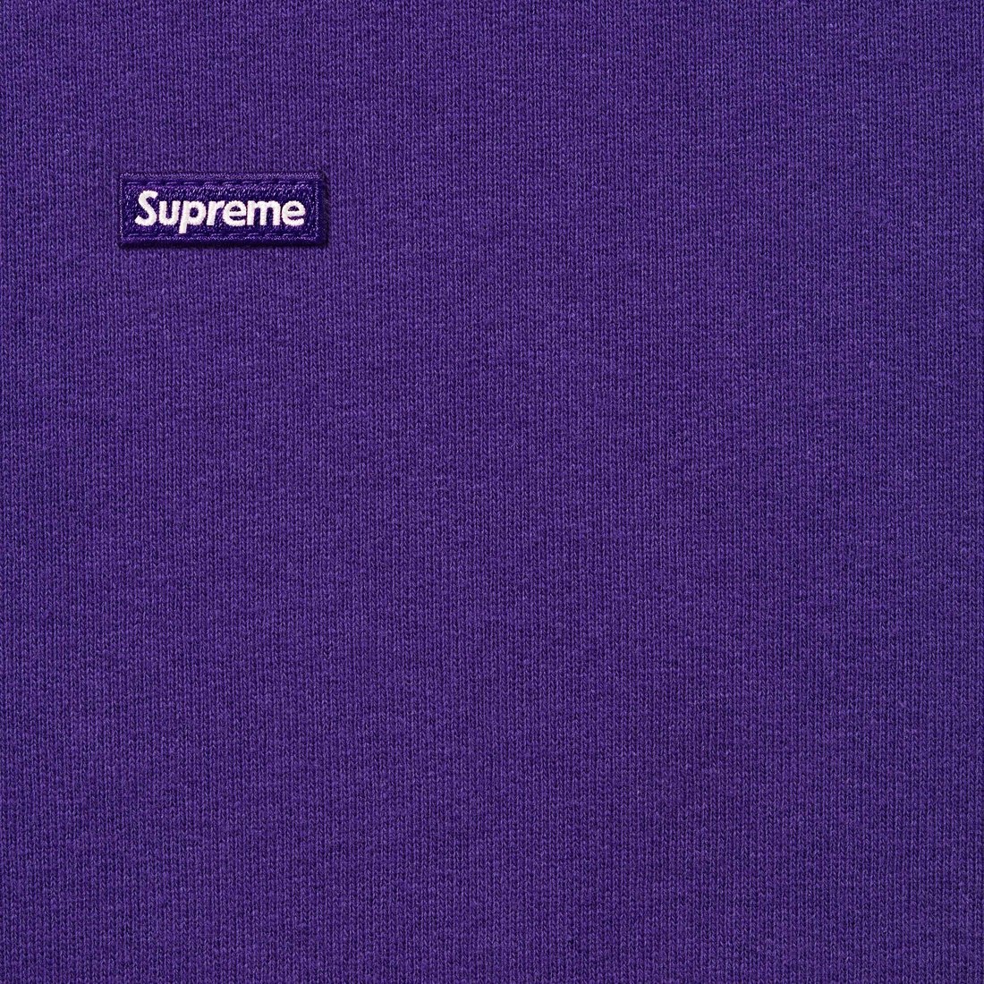 Supreme Small Box Zip Up Hooded Sweatshirt (FW24) - Purple - $158