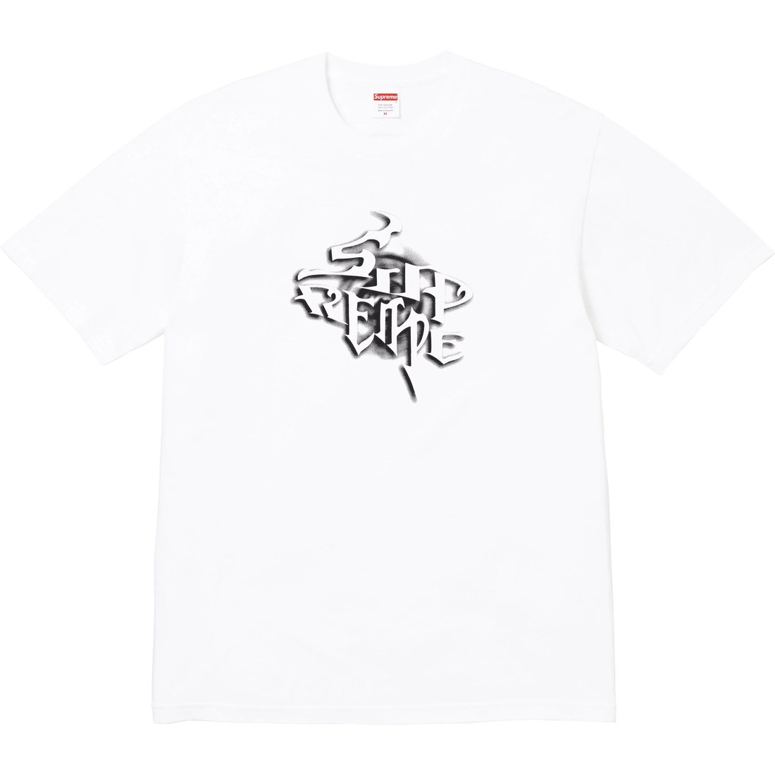 Details on Smoke Tee White from fall winter
                                                    2024 (Price is $40)