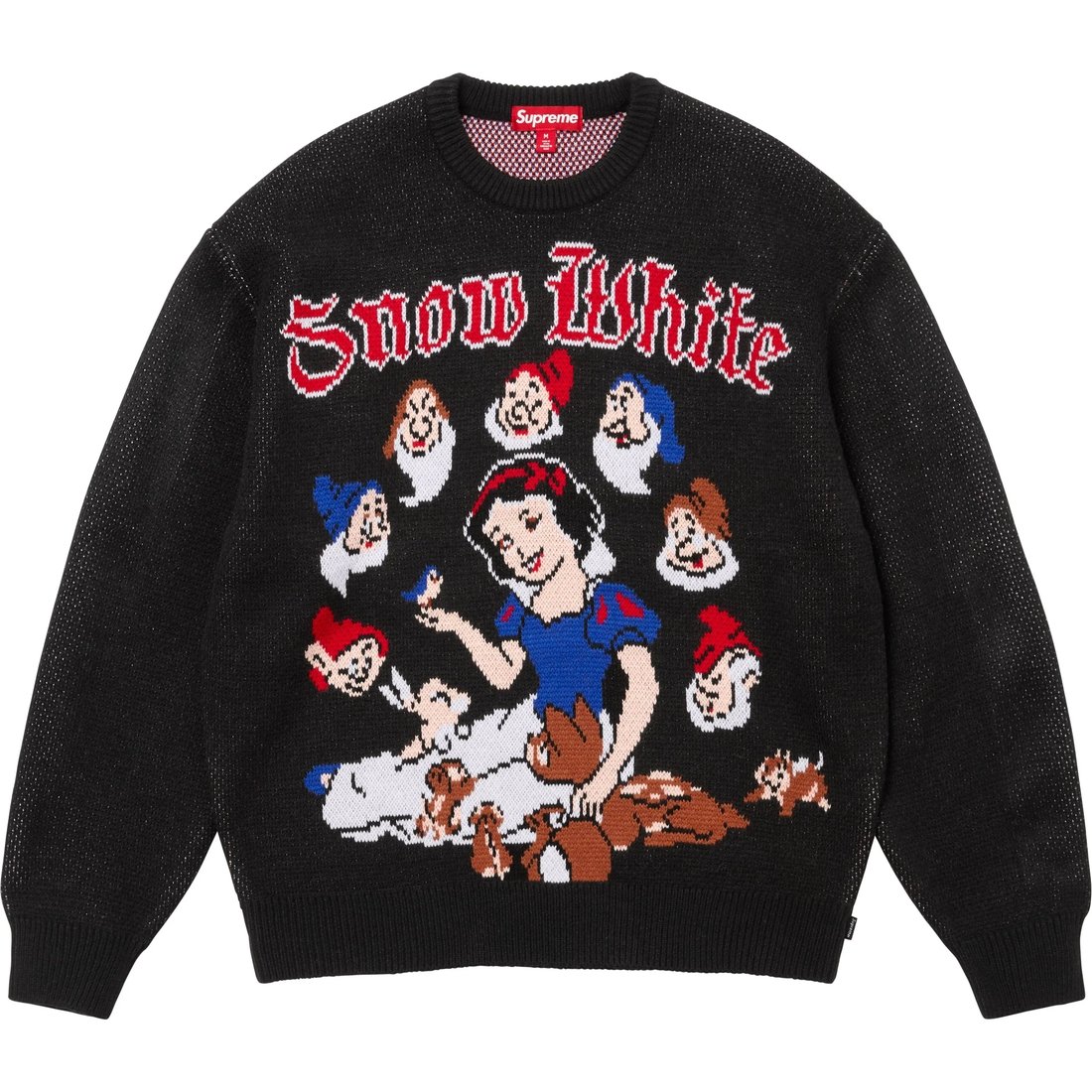 Details on Snow White Sweater Black from fall winter
                                                    2024 (Price is $188)