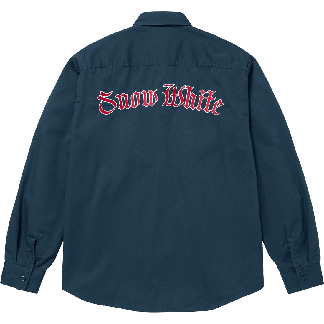 Details on Snow White Work Shirt Light Navy from fall winter
                                                    2024 (Price is $148)