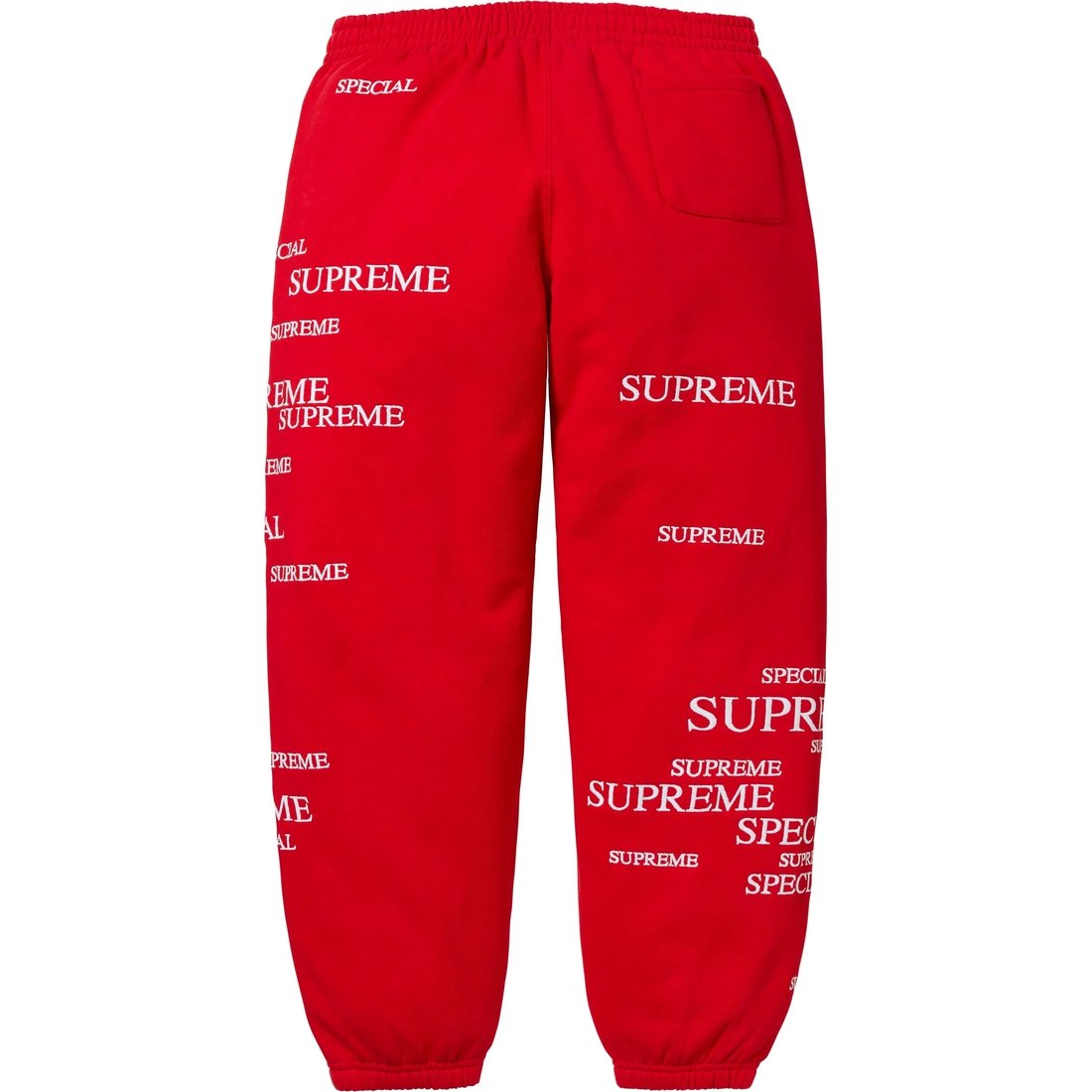 Details on Special Sweatpant Red from fall winter
                                                    2024 (Price is $168)