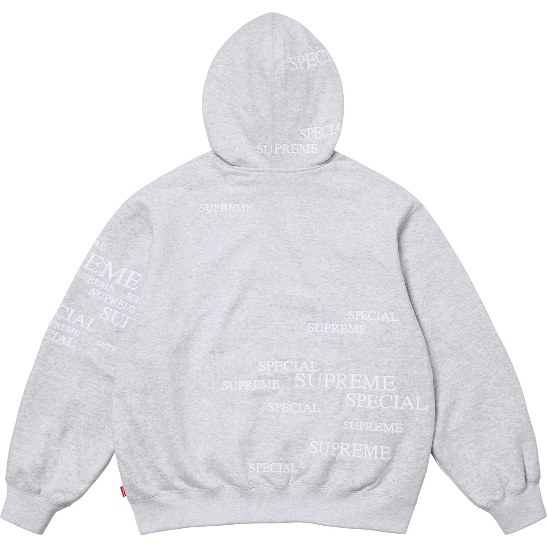 Supreme Special Zip Up Hooded Sweatshirt (FW24) - Ash Grey - $178