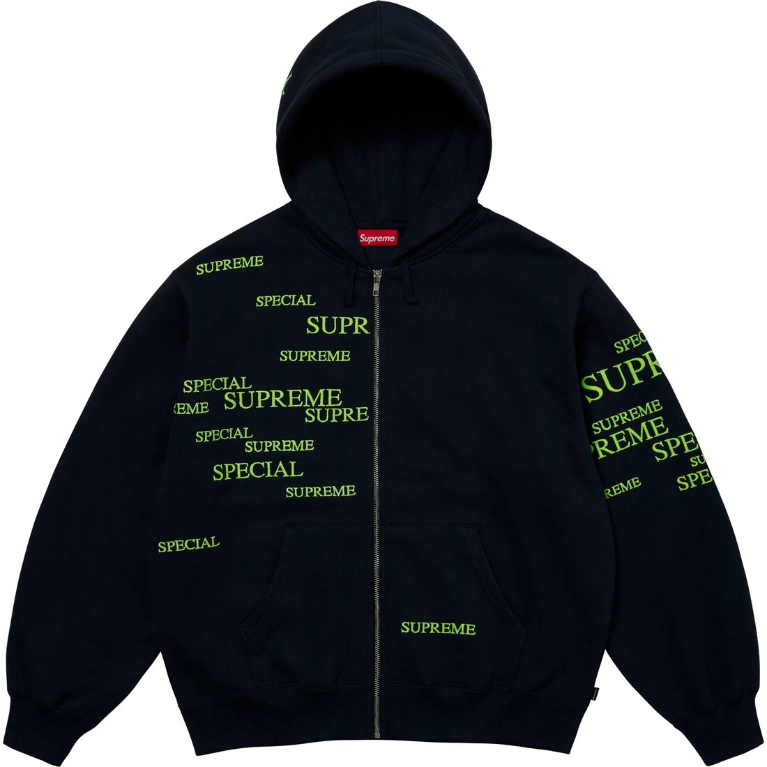 Supreme Special Zip Up Hooded Sweatshirt (FW24) - Navy - $178