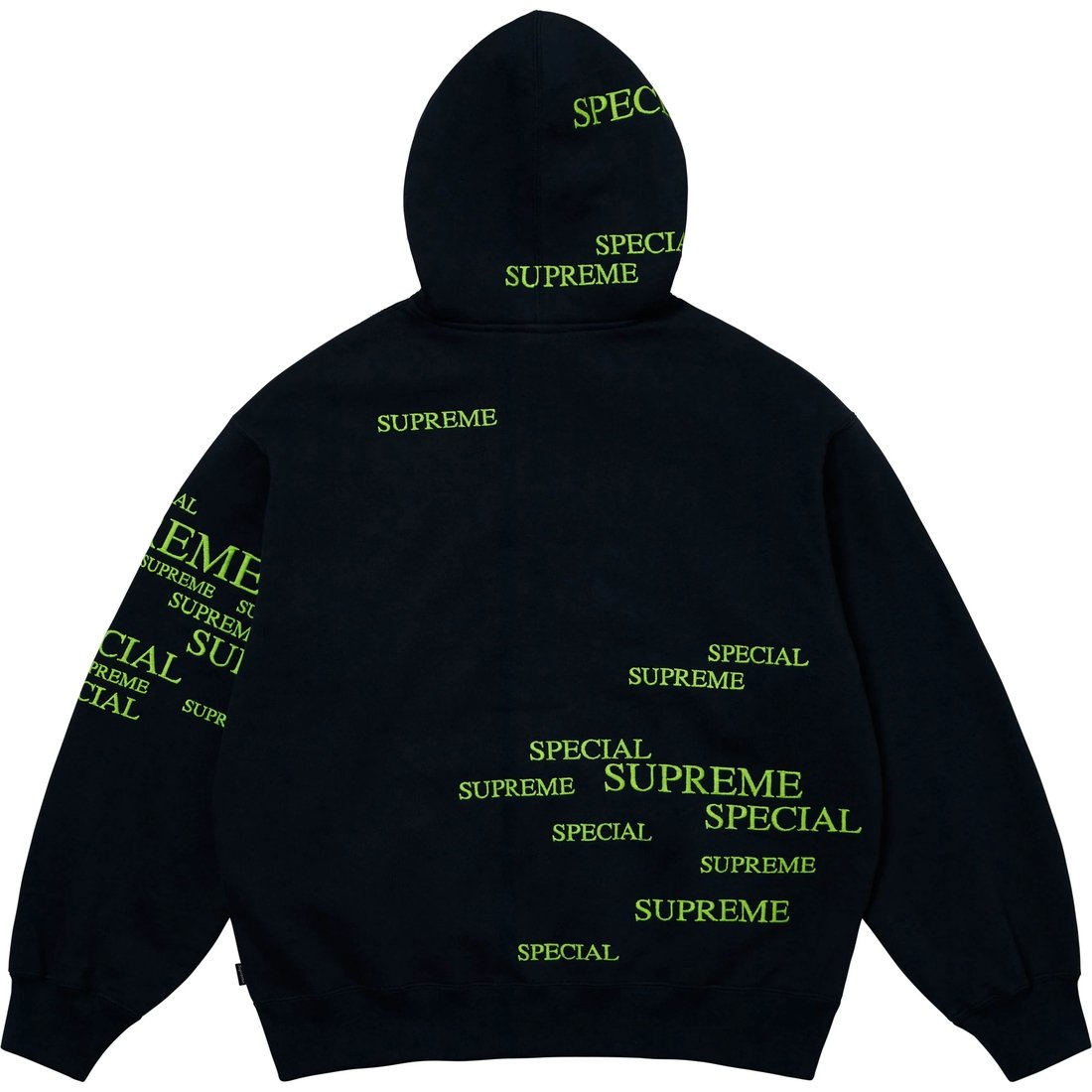 Details on Special Zip Up Hooded Sweatshirt Navy from fall winter
                                                    2024 (Price is $178)