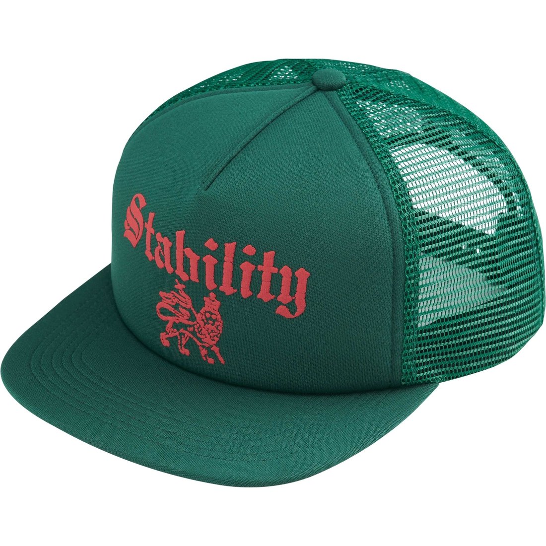 Details on Stability Mesh Back 5-Panel Dark Green from fall winter
                                                    2024 (Price is $48)