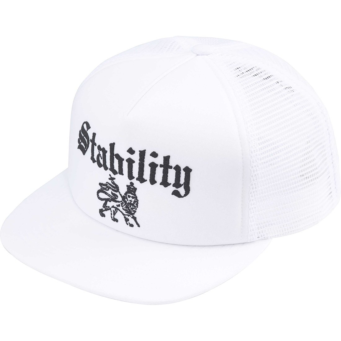 Details on Stability Mesh Back 5-Panel White from fall winter
                                                    2024 (Price is $48)