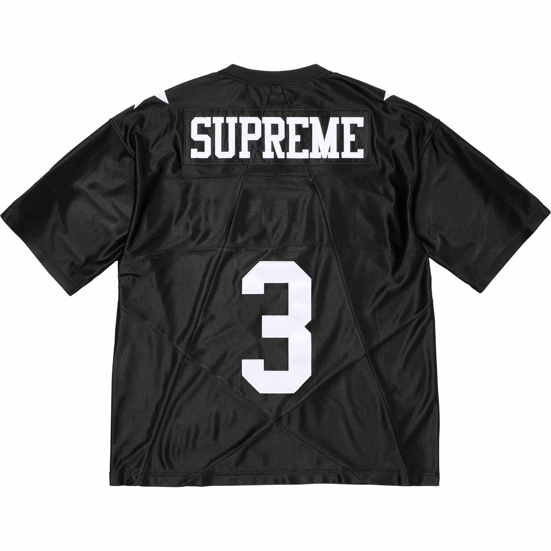 Details on Star Football Jersey Black from fall winter
                                                    2024 (Price is $118)