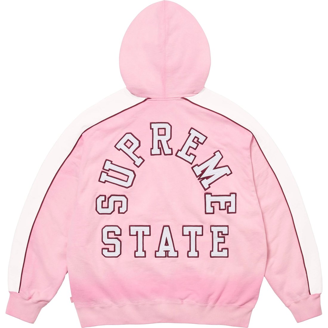 Details on State Zip Up Hooded Sweatshirt Pink from fall winter
                                                    2024 (Price is $188)