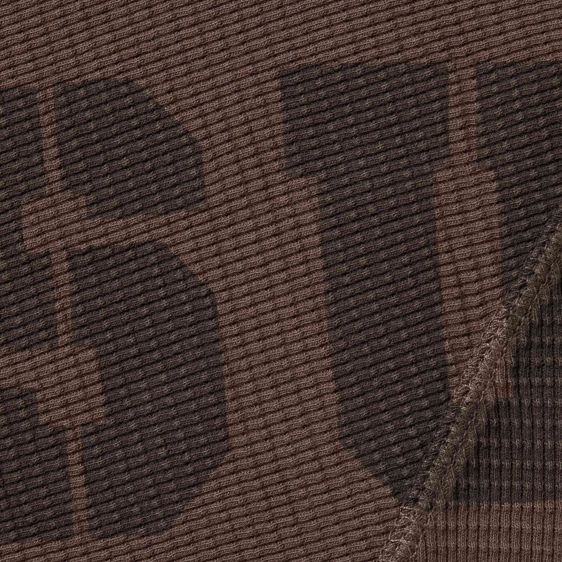 Details on Stencil Thermal S S Top Brown from fall winter
                                                    2024 (Price is $88)