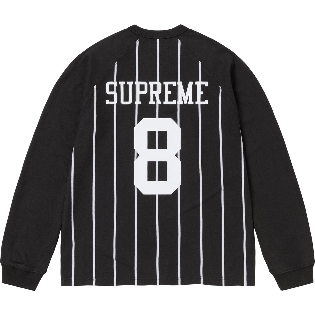 Details on Stripe Raglan L S Top Black from fall winter
                                                    2024 (Price is $110)