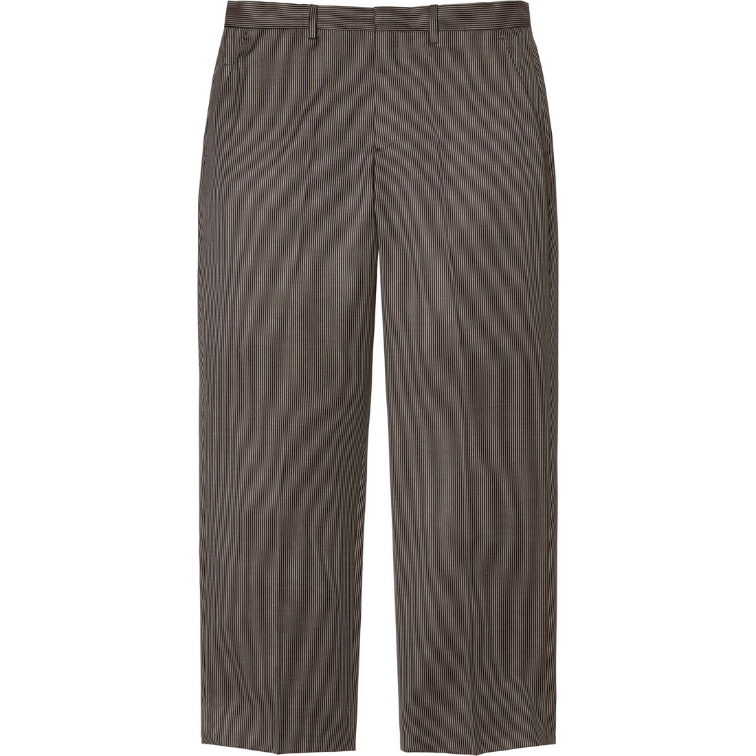 Details on Striped Wool Trouser Brown Stripe from fall winter
                                                    2024 (Price is $228)