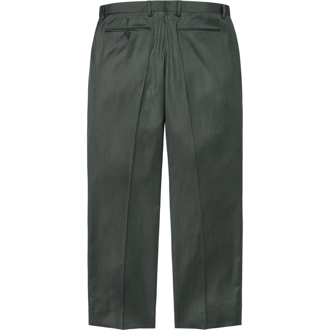 Details on Striped Wool Trouser Green Stripe from fall winter
                                                    2024 (Price is $228)