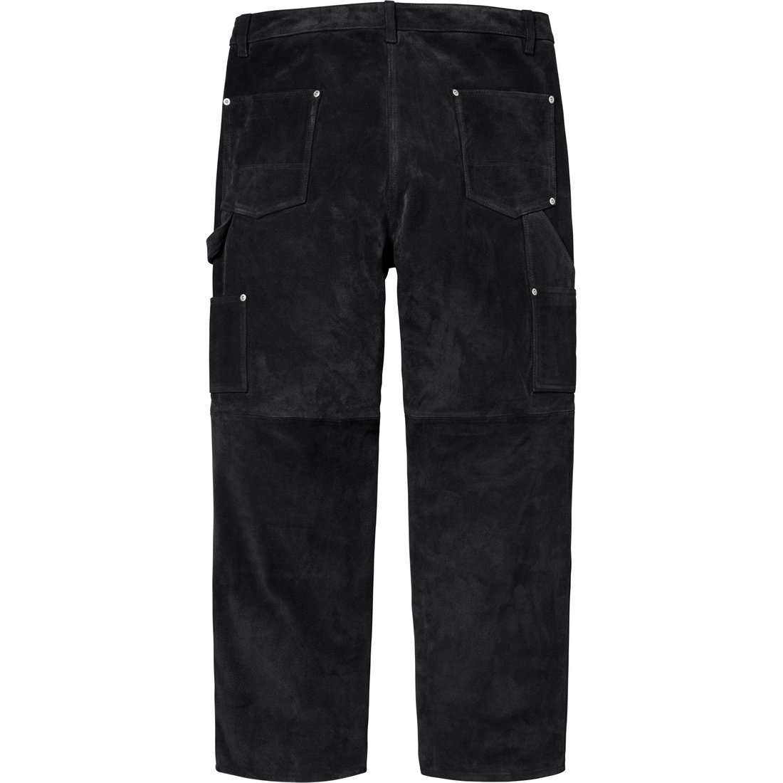 Details on Suede Double Knee Painter Pant Black from fall winter
                                                    2024 (Price is $498)