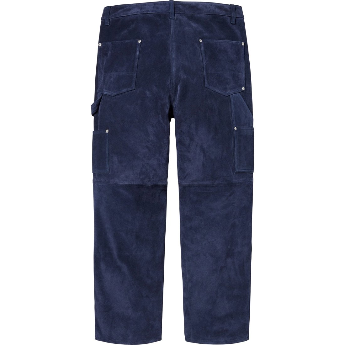 Details on Suede Double Knee Painter Pant Blue from fall winter
                                                    2024 (Price is $498)