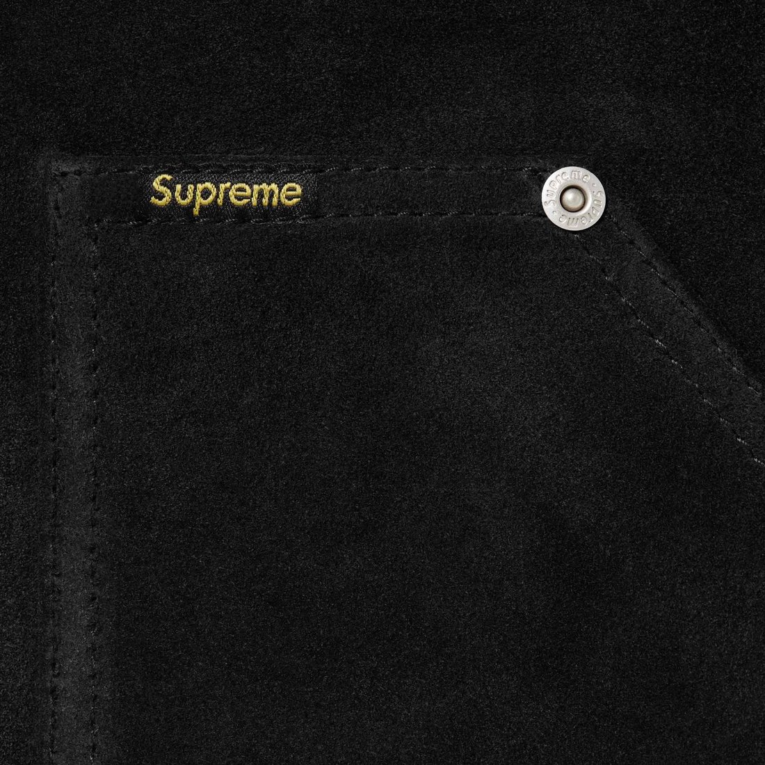 Details on Suede Work Jacket Black from fall winter
                                                    2024 (Price is $498)