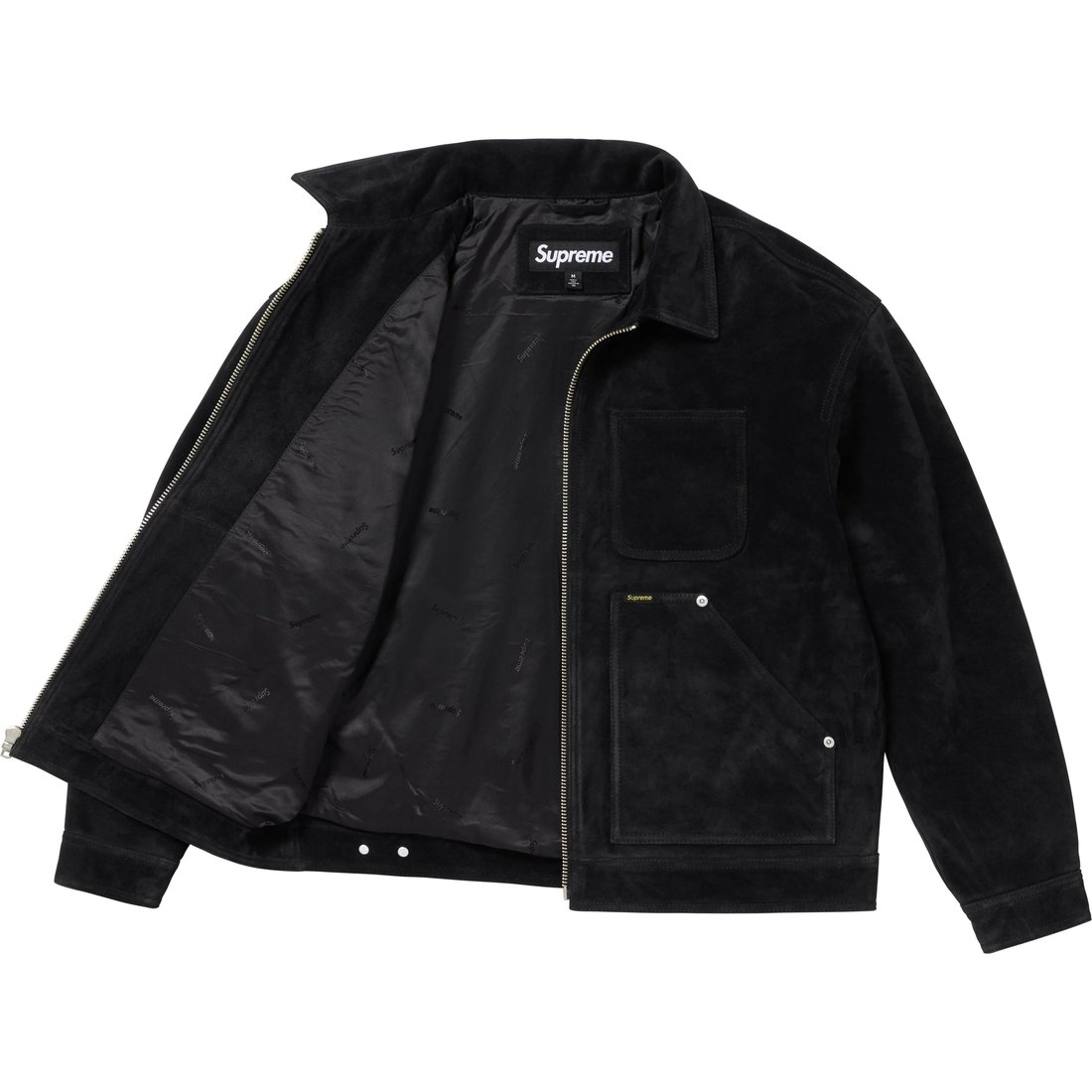 Details on Suede Work Jacket Black from fall winter
                                                    2024 (Price is $498)