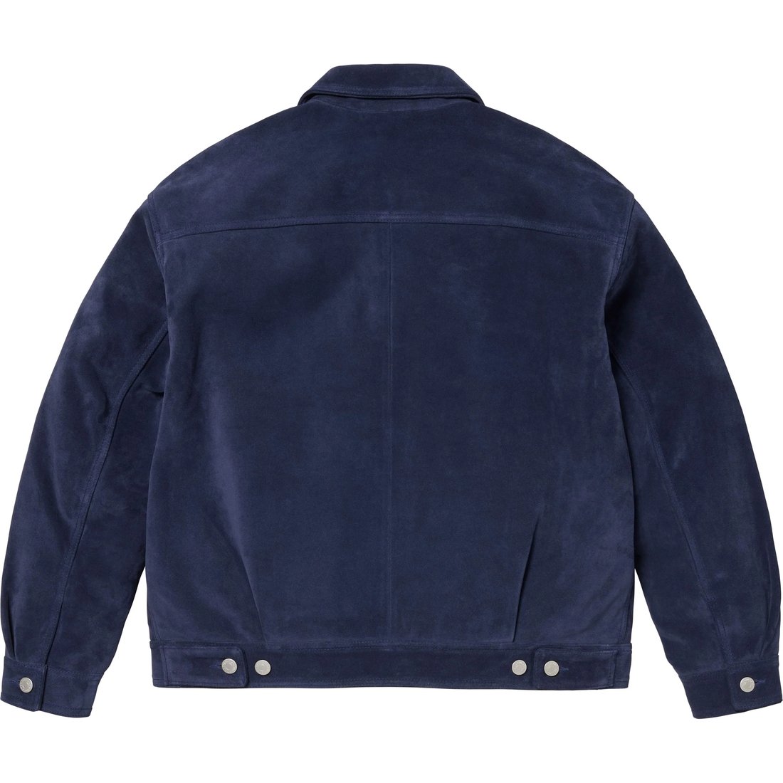 Details on Suede Work Jacket Blue from fall winter
                                                    2024 (Price is $498)