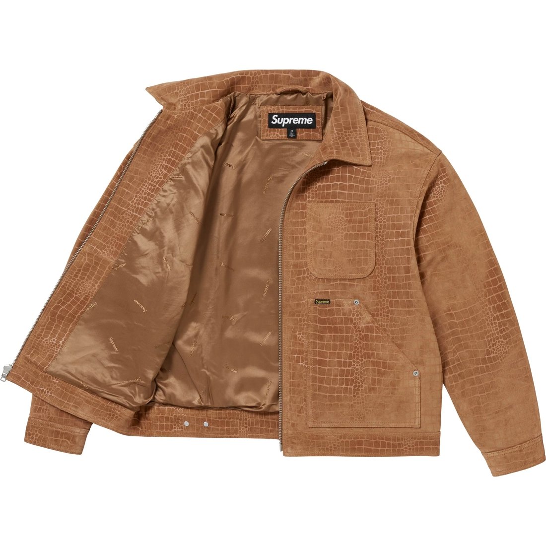 Details on Suede Work Jacket Croc from fall winter
                                                    2024 (Price is $498)