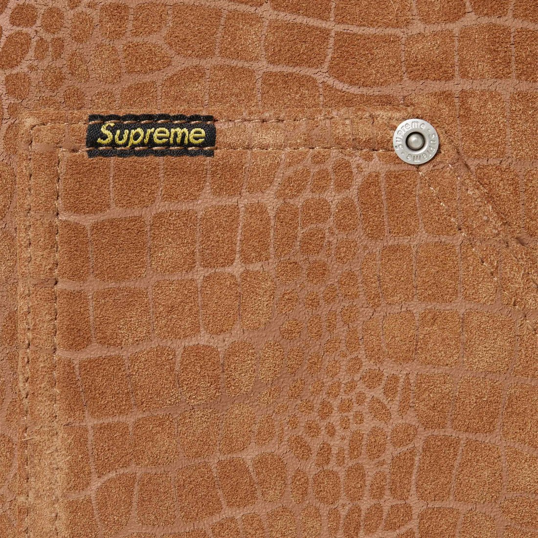 Details on Suede Work Jacket Croc from fall winter
                                                    2024 (Price is $498)